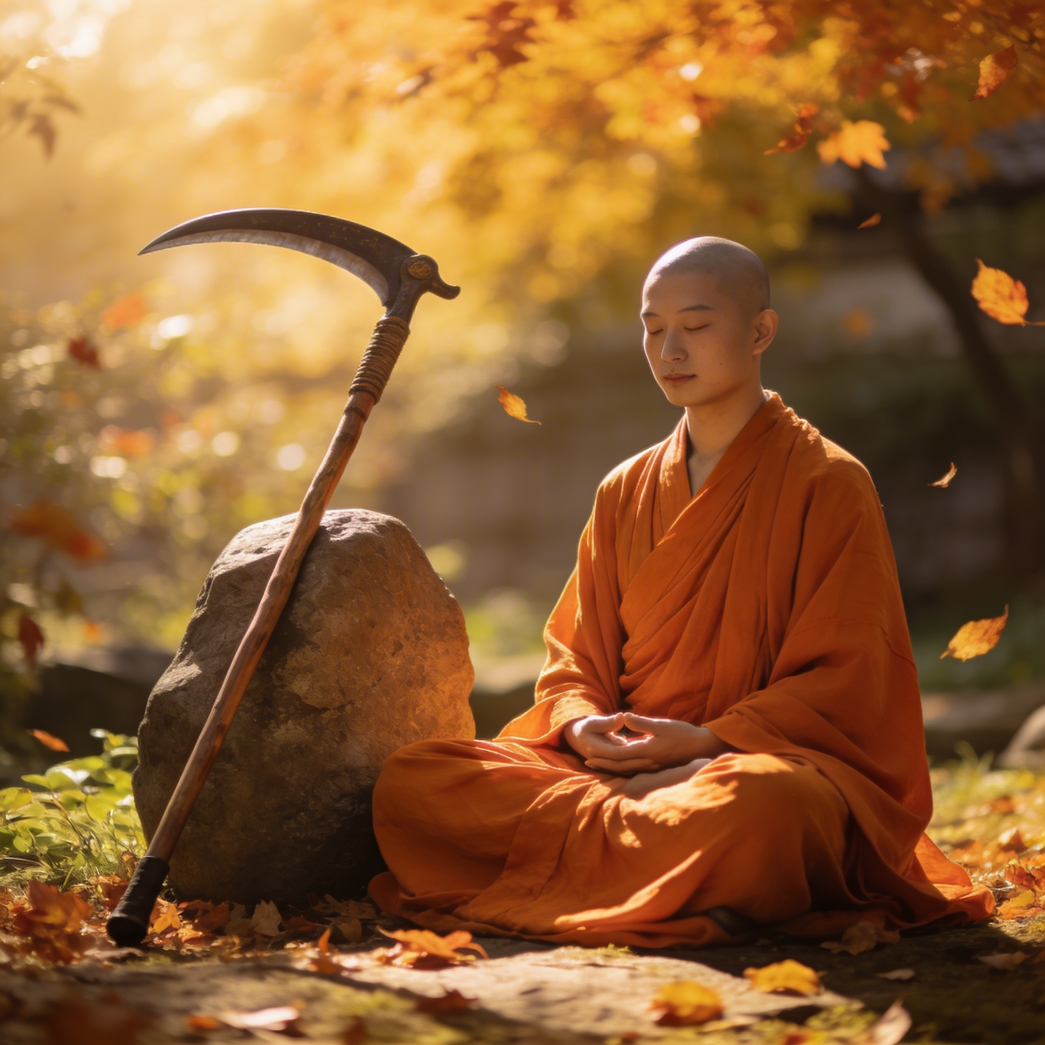 Der Tod in Meditationshaltung — existenzielle Begleitung